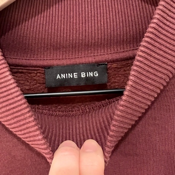 Anine Bing Maroon Sweatshirt - Picture 3 of 6